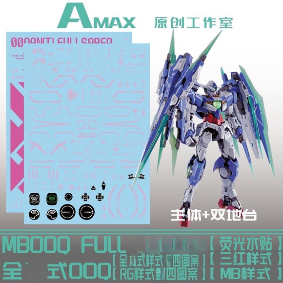 AMAX Water Slide Decal Fluo TYPE 1/100 MB 00 QANT 00Q Full Sabe r Stand TRANS-AM TYPE AMAXMB001