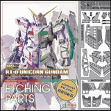 SH STUDIO Metal Etching Etched Upgrade Parts for MGEX 1/100 UNICORN