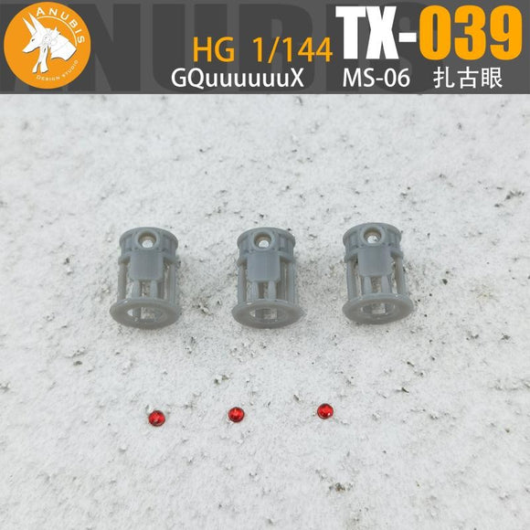 Anubis TX039 EYE parts for HG 1/144 GQuuuuuuX POLICE ZAKU need to paint