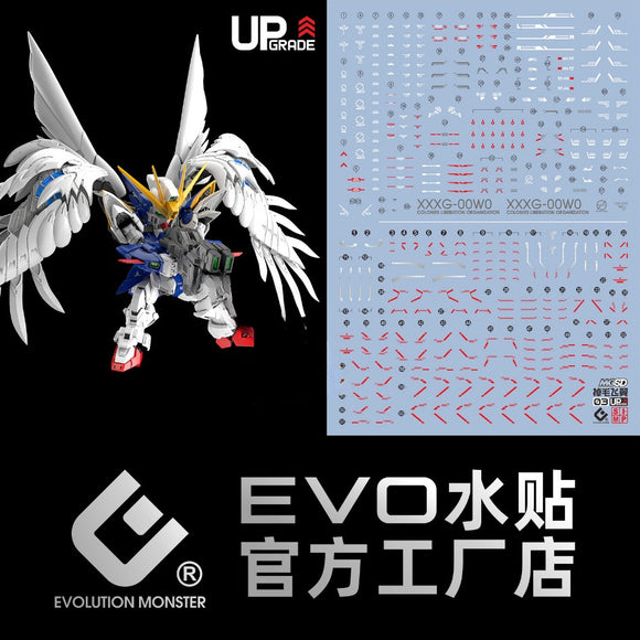 20250721 EVO Water Slide Decal for EW MGSD Wing Zero EVOMGSD003