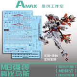 AMAX Water Slide Decal for 8832 MB GAT-X105 Strike / MOEBIUS + Stand decal AMAXMB020