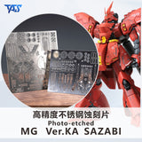 20250722 TAS Etching Parts for MG 1/100 SAZABI Ver ka