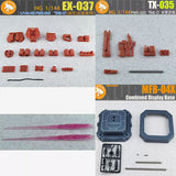 ANUBIS EX037 TX035 TX034 Detail parts for HG 1/144 PWX-003 THE ONE NOT INCLUDE THE KITS