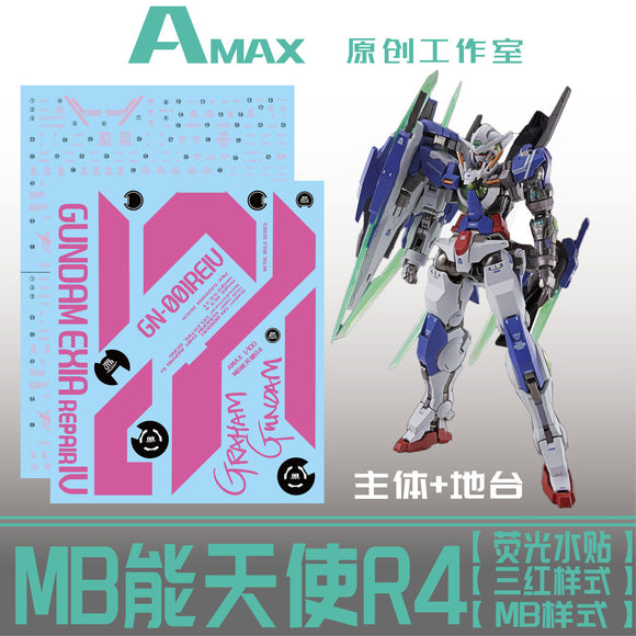 AMAX Water Slide Decal Fluo TYPE MB 1/100 Exia Repair 4 R4 Stand TRANS-AM TYPE AMAXMB002