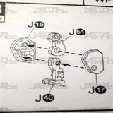 CA Daban 8812 MB レッドフレーム J39 J40 アームアンテナ N12 パーツ