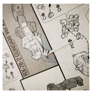 CA バンダイ MG ガンダムフリーダム 2.0 A8 A15 ホワイトアンテナパーツ