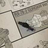 CA MG FA78 フルアーマーガンダム サンダーボルト Ver.Ka B43 B32 G6 D2 Vフィンブッチャー スペアパーツ