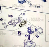 CA ダバン ガンダム MB 8822 00q J7 J8 J12 J18 F37 F36 D12 D13 パーツ