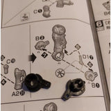 CA MG バルバトス 1/100 C6 C14 B20 A1-22 B-26 E36 A1-17 A1-18 A1-19 A1-20 B12 B12 C3 C15 B1 B2 バンダイガンダム用